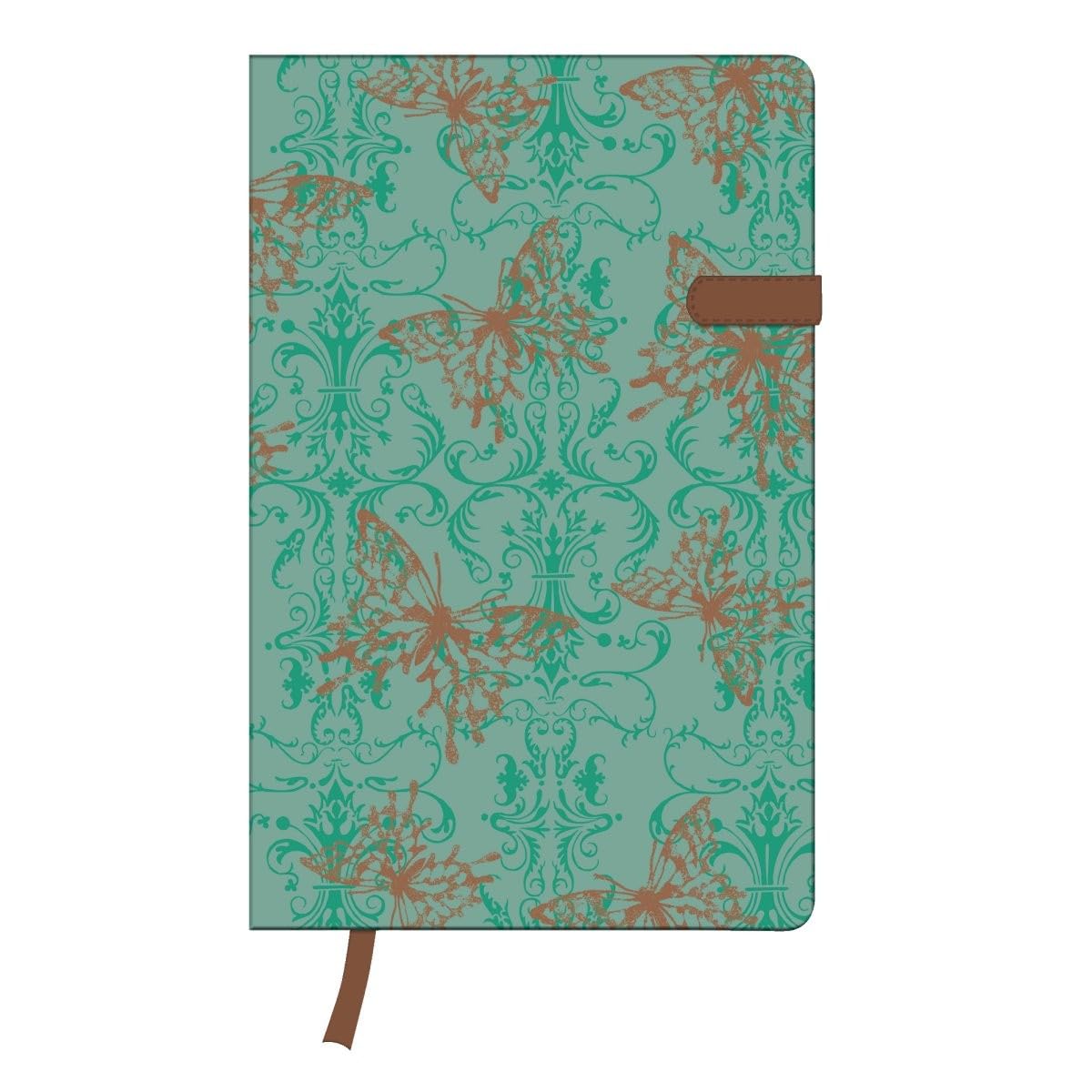 Herlitz A5 My Book Lady Butterfly Design Hardcover Notebook with Magnetic Closure and Pen Loop