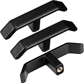 Wonderjune 3 Pack RV Tank Valve Handle Replacement Extension,Black | Waste Discharge Tank Pull Handle, Release Rod for Black Gray Water System, Fits Forest River Travel Trailers