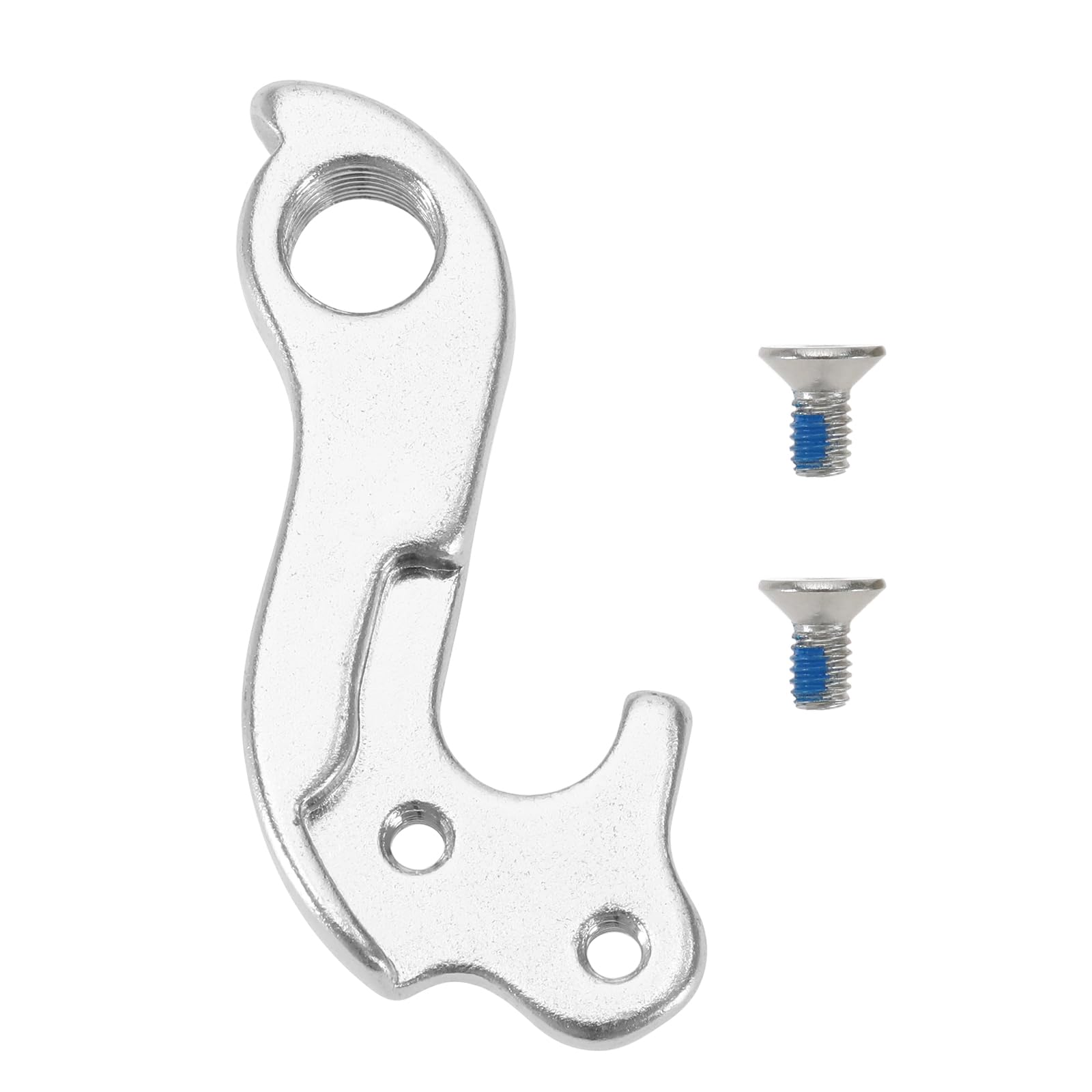 LT Easiyl Bike Derailleur Hanger GH-085 Derailleur Hook Bicycle Rear Tail Hook Aluminum Alloy With 2 Screws Compatible with Marwi Compatible with Cube Wheel, Silver
