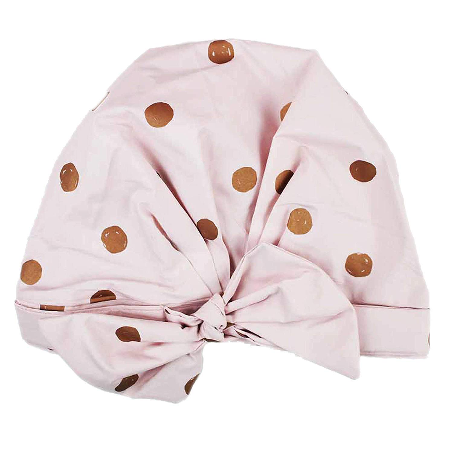 Kitsch Luxury Shower Cap for Women - Waterproof, Reusable Shower Caps (Blush Dot) : Beauty