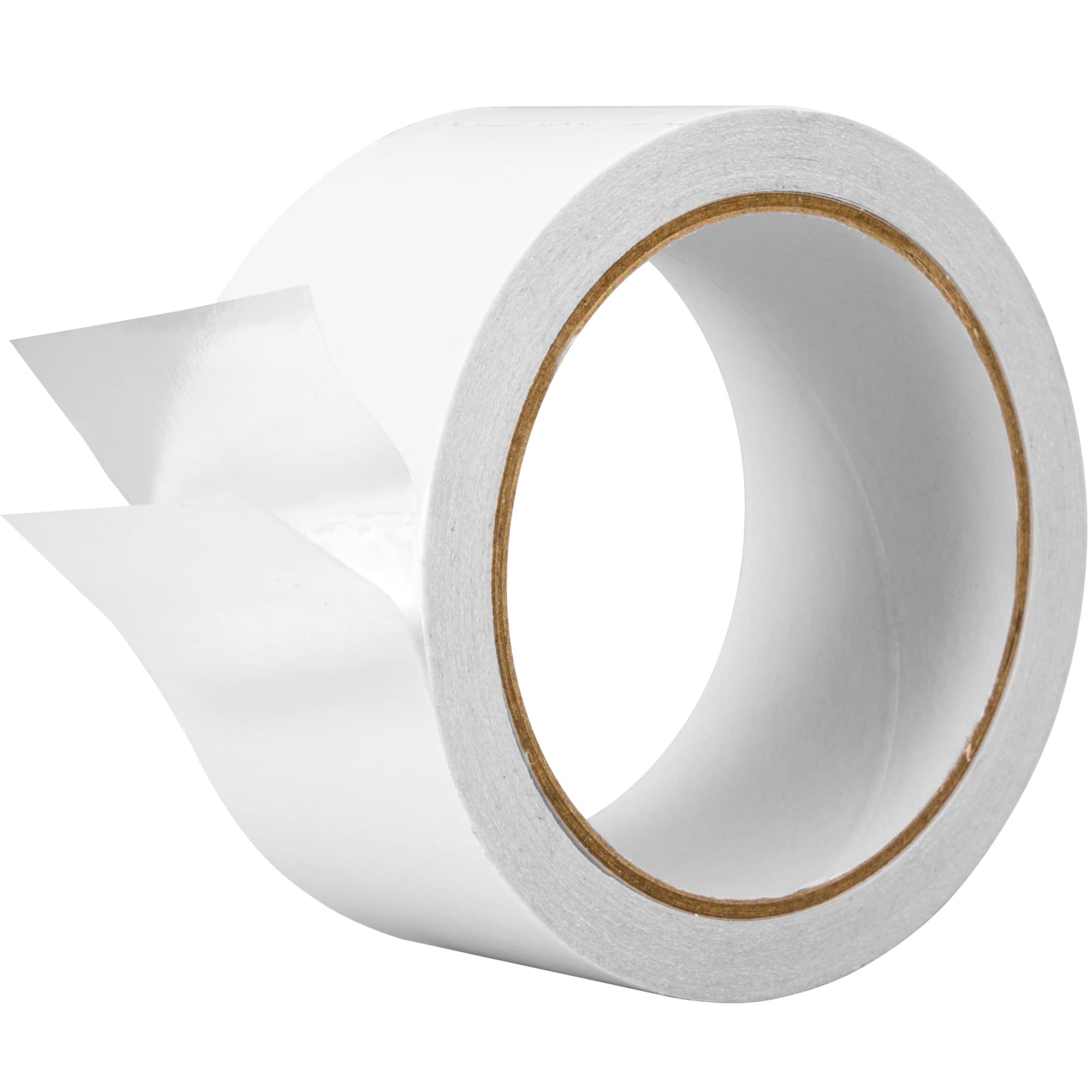 Maxter Strong Double Sided Tape Heavy Duty, Transparent Adhesive Tape for DIY, Crafts, and Scrapbooking 48 mm x 20 m