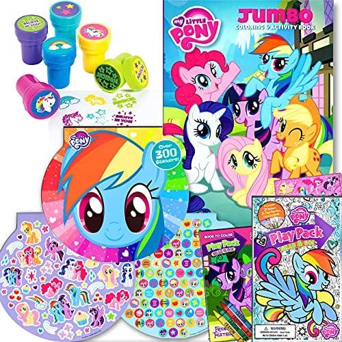 My Little Pony Coloring Activity Book with Take and Play Set and