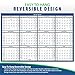 2018-2019 Academic Wall Calendar, Large Wall Calendar Erasable, 24 x 36 Inches, 2-Sided Reversible Vertical/Horizontal, Mounting Tape Included (Navy Blue)