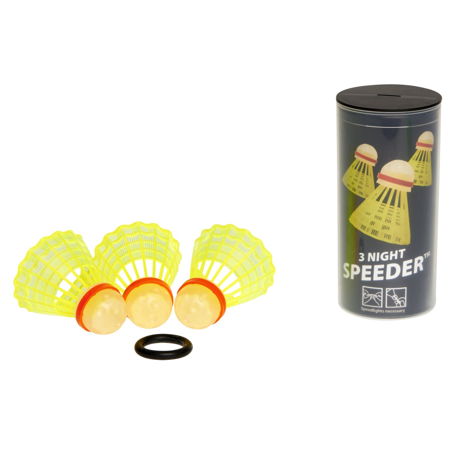 Speedminton 3pcs Speeder Night Tube Speedminton Night Speeder Tube (3 Pack) - multi, one size fit all