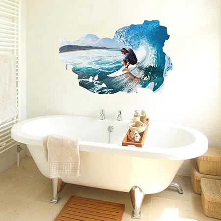 Download Decor de salle de bain de surf HD