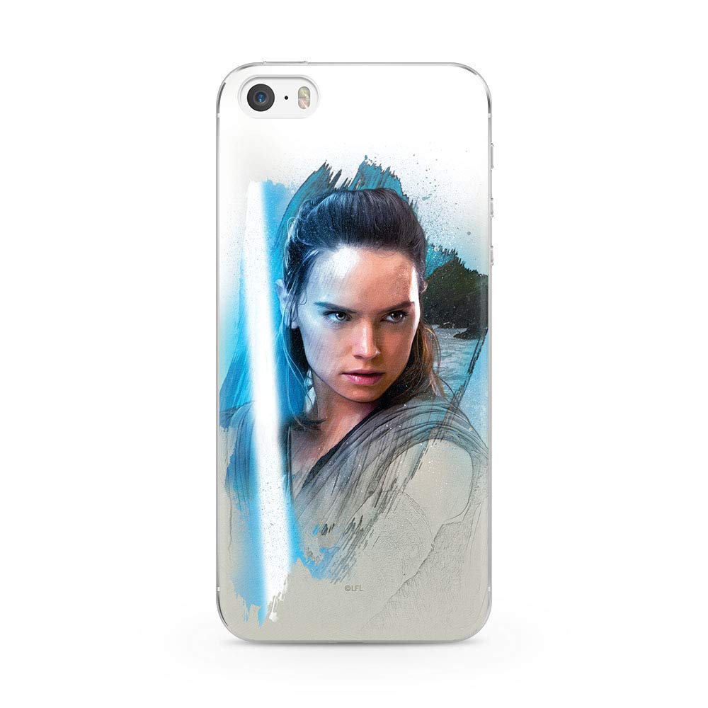 ERT GROUP mobile phone case for Apple Iphone 5/5S/SE original and officially Licensed Star Wars pattern Rey 001 optimally adapted to the shape of the mobile phone, case made of TPU
