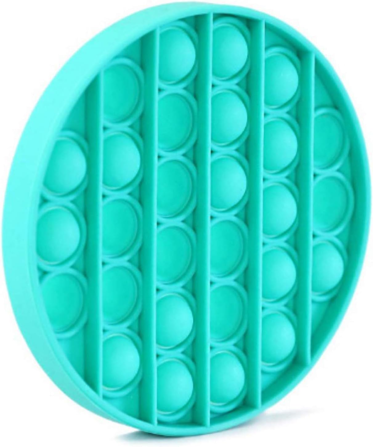 Push pop pop Bubble Sensory Fidget Toy,Autism Special Needs Stress Reliever Silicone Stress Reliever Toy,Squeeze Sensory Toy (Green)