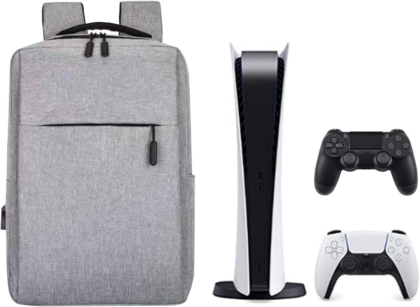DYCLE Case Backpack for PS5，Console Case Compatible with Playstation 5 Controller，ps4 ps5 Waterproof Travel Carrying case Storage Bag: Home & Kitchen