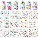 Nail Art Stickers Nail Decals for Women Girls Water