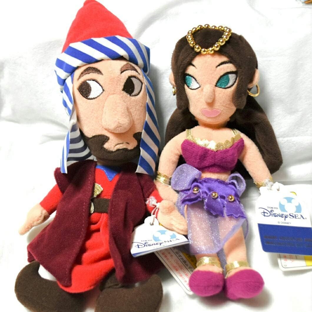 Amazon 東京ディズニーシー シンドバッド セブンヴォヤッジ ぬいぐるみ 2体 ストーリーブックヴォヤッジ チャンドゥ 終了 ぬいぐるみ ホビー