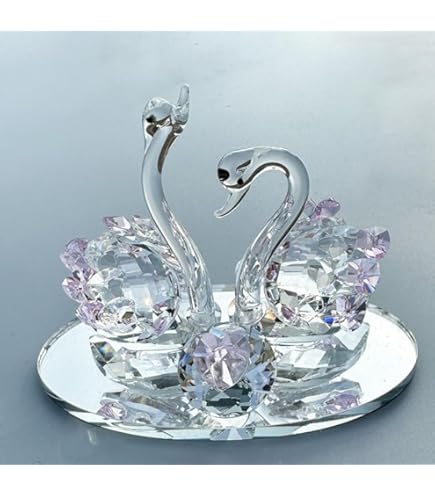 Amazon.com: Swarovski Crystal Love Swan Figurine 1143414 : Home