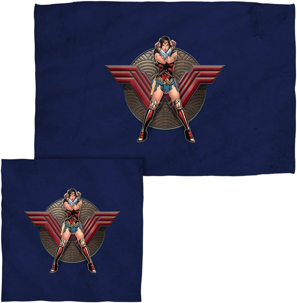 Wonder Woman Movie Warrior Emblem Face & Hand Towel Set