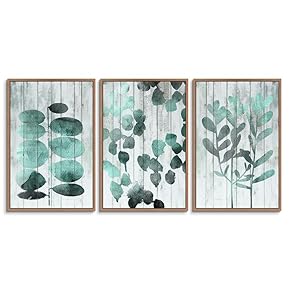 signwin 3 Piece Framed Canvas Wall Art Colorful...