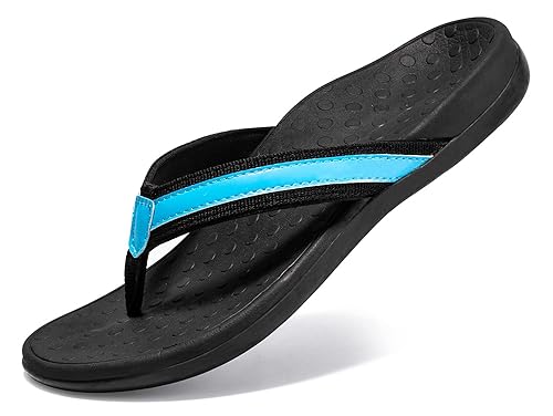 LLSOARSS Plantar Fasciitis Feet sandal with Arch Support Best