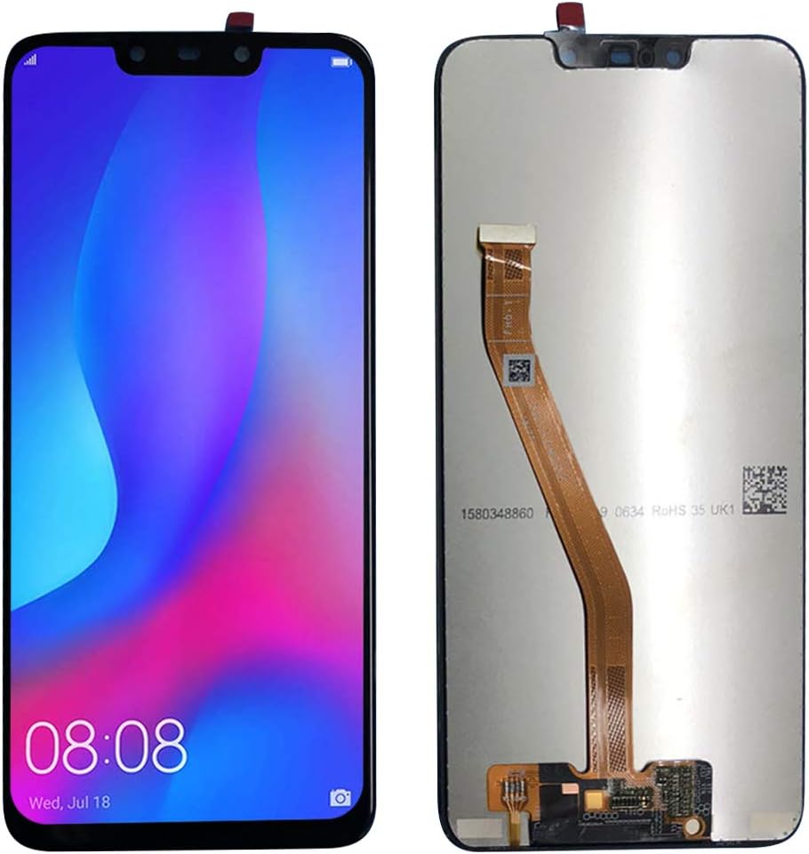 for Huawei Nova 3 LCD Display Touch Screen Digitizer Assembly Replacement for PAR-AL00 Screen (Black Without Frame)