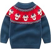 Mud Kingdom Boys Christmas Sweaters Xmas Reindeer Clothes
