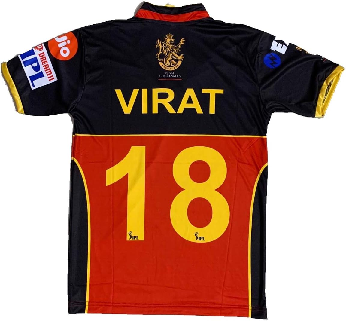 Buy GOLDEN FASHION RCB Royal Challenger BANGALORE Cricket Jersey Fan