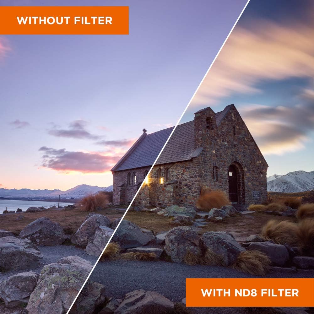 Rollei Premium lens grey filter set consisting of: 1x ND 8 - Image 3