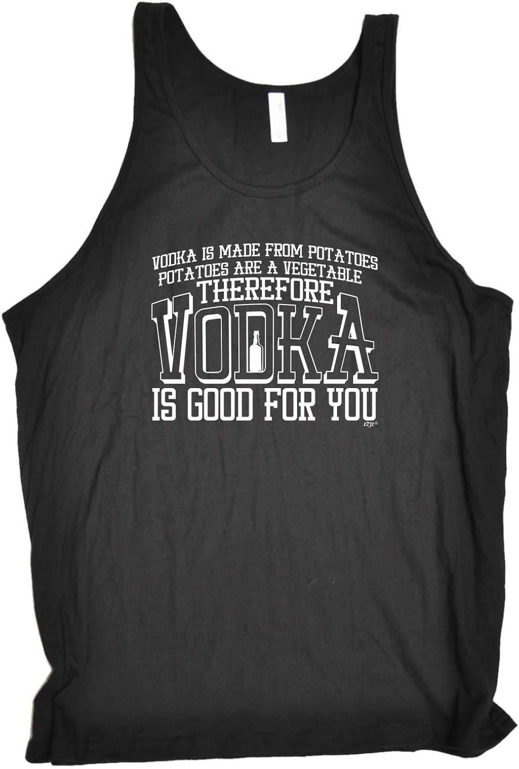 Funny Vest Vodka is Made from Potatoes Bella Singlet Top Novelty