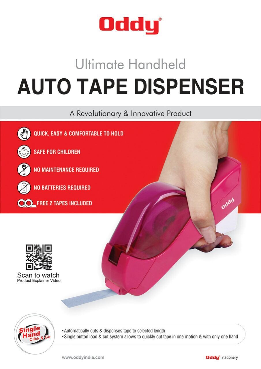 Oddy Handheld Auto Tape Dispenser Amazon.in Office Products