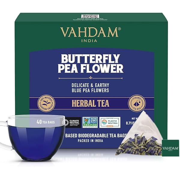 Amazon.com : Wild Hibiscus Blue-Tee 100% Pure Butterfly Pea