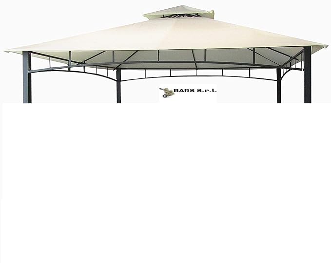 Telo Impermeabile Air-vent Telo Ricambio Gazebo 3x3m PVC - Copertura Impermeabile Con Air-Vent Gazebo 4x4 - Foto 3