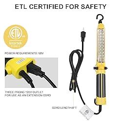 LED Work Light, COB LED Trouble Light - 16 Gauge