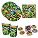 Bug-Eyed party pack for 16 guests - cake plates, napkins, cups, plus stickers