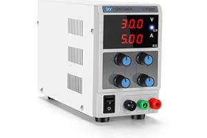 DC Power Supply Variable,Lab Bench Power Supply Adjustable 30V 5A 3 Digital Display,for Circuit Test,Electrolysis,DIY Electronics Testing, Battery Charging,Repairing,Researching,SKY TOPPOWER STP3005