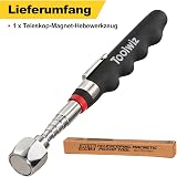 Toolwiz Telescopic Magnetic Pick Up Tool 16 lb 7.3 kg Extendable to 30 in view 6