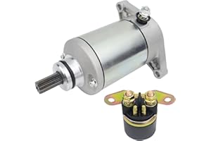 Soarider Starter & Relay for Suzuki QuadRunner 250 1987-2002| KingQuad 300 250 1991-2002| Arctic Cat 250 300 1998-2005,31100-19B00 31100-19B20 3545-017 3545-003 18807 410-54034 SMU0060 SMU0296 57-2769