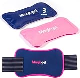 Magic Gel Cold Packs Reusable Flexible Wrap Around with Adjustable Strap