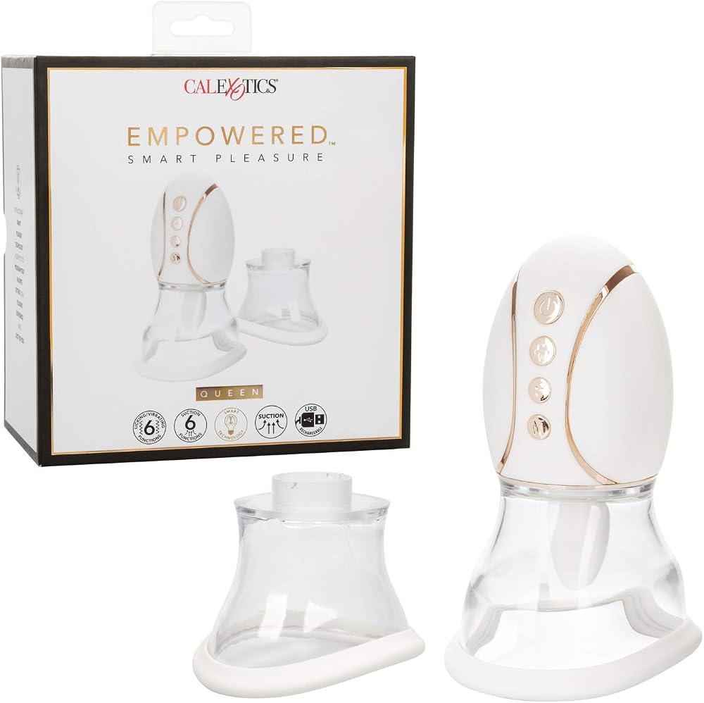 CalExotics Empowered Smart Pleasure Queen Suction Vibrator 6 Patterns