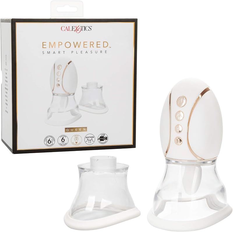CalExotics Empowered Smart Pleasure Queen Suction Vibrator 6 Patterns