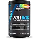 BFF Build Fast Formula FULLBLITZ Fully Loaded Pre-Workout | Energy Booster + Huge Dual Pathway Nitric Oxide Boosting Muscle P