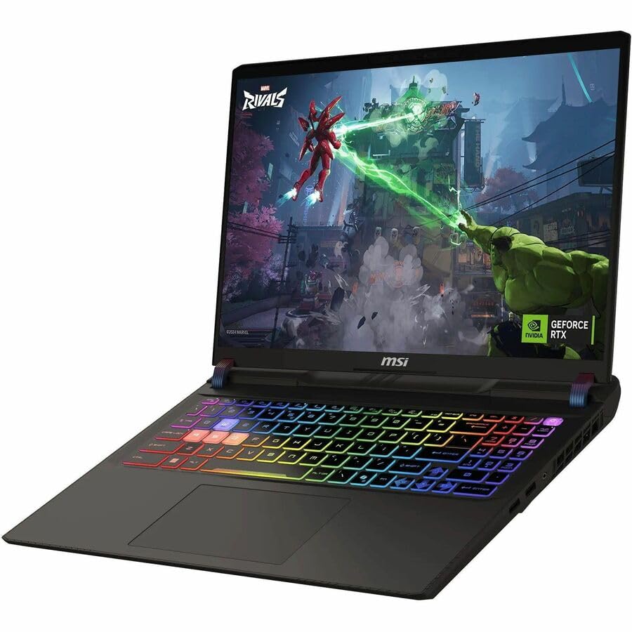 MSI Vector 16 HX AI A2XWHG-275US 16" Gaming Notebook - Full HD Plus - 144 Hz - Intel Core Ultra 7 255HX - 16 GB - 1 TB SSD - Cosmos Gray
