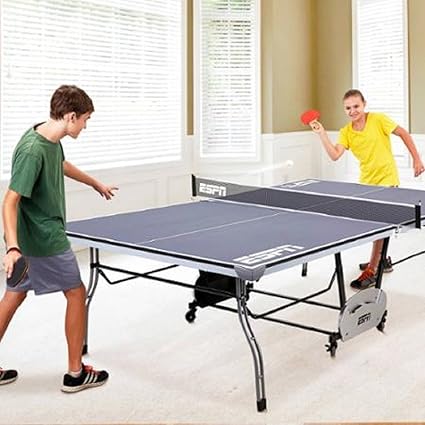 Espn Tennis Table Ping Pong Game Room 4 Piece