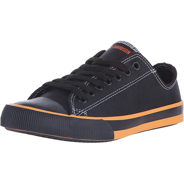 Harley-Davidson Men's Tompkins Slip-On Shoe - Leather Upper, Vulcanized Construction, Casual Wear