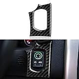 Car Engine Start Stop Button Sticker Decal Carbon