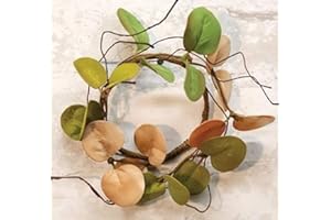 HAPPY DEALS ~ Candle Ring | 6 inch | (Antique Eucalyptus Candle Ring - 1 pc)