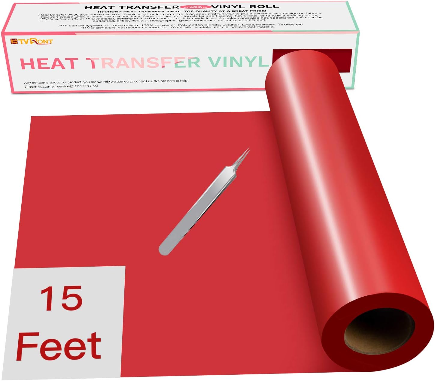 HTV Black Heat Transfer Vinyl Rolls - 12" x 15ft Black HTV Vinyl for Shirts, Black Iron on Vinyl for Cricut & Silhouette Cameo - Easy to Cut & Weed for Heat Vinyl Design: Arts, Crafts & Sewing