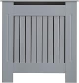 AVC Designs Extra Large Radiator Cover Modern Vertical Slats Grey view 3