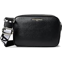 Amazon.com: Karl Lagerfeld Paris Voyage Messenger Bag, Black