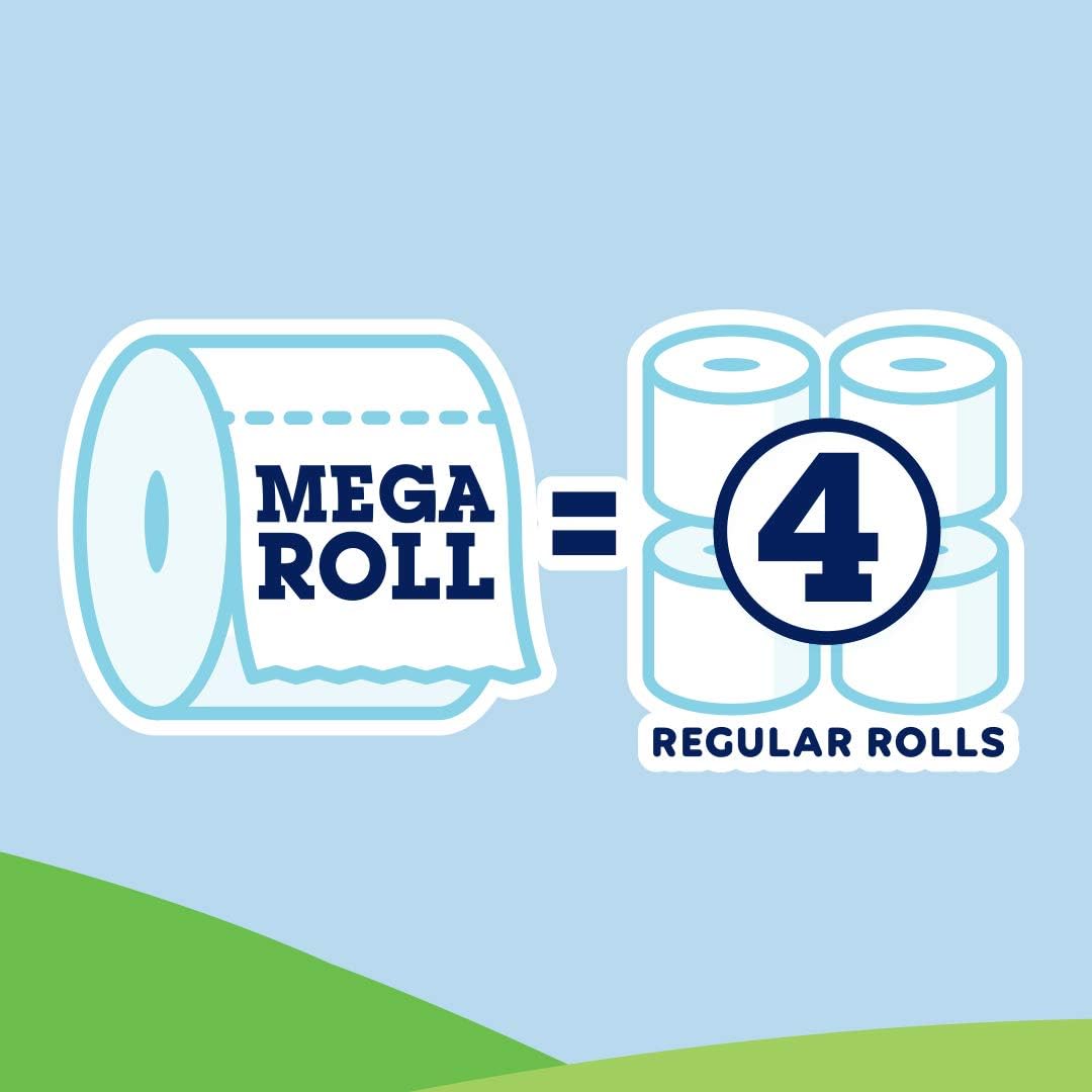 Quilted Northern Ultra Soft and Strong Toilet Paper, 12 Mega Rolls = 48 Regular Rolls, 328 2-Ply Sheets Per Roll: Health & Personal Care