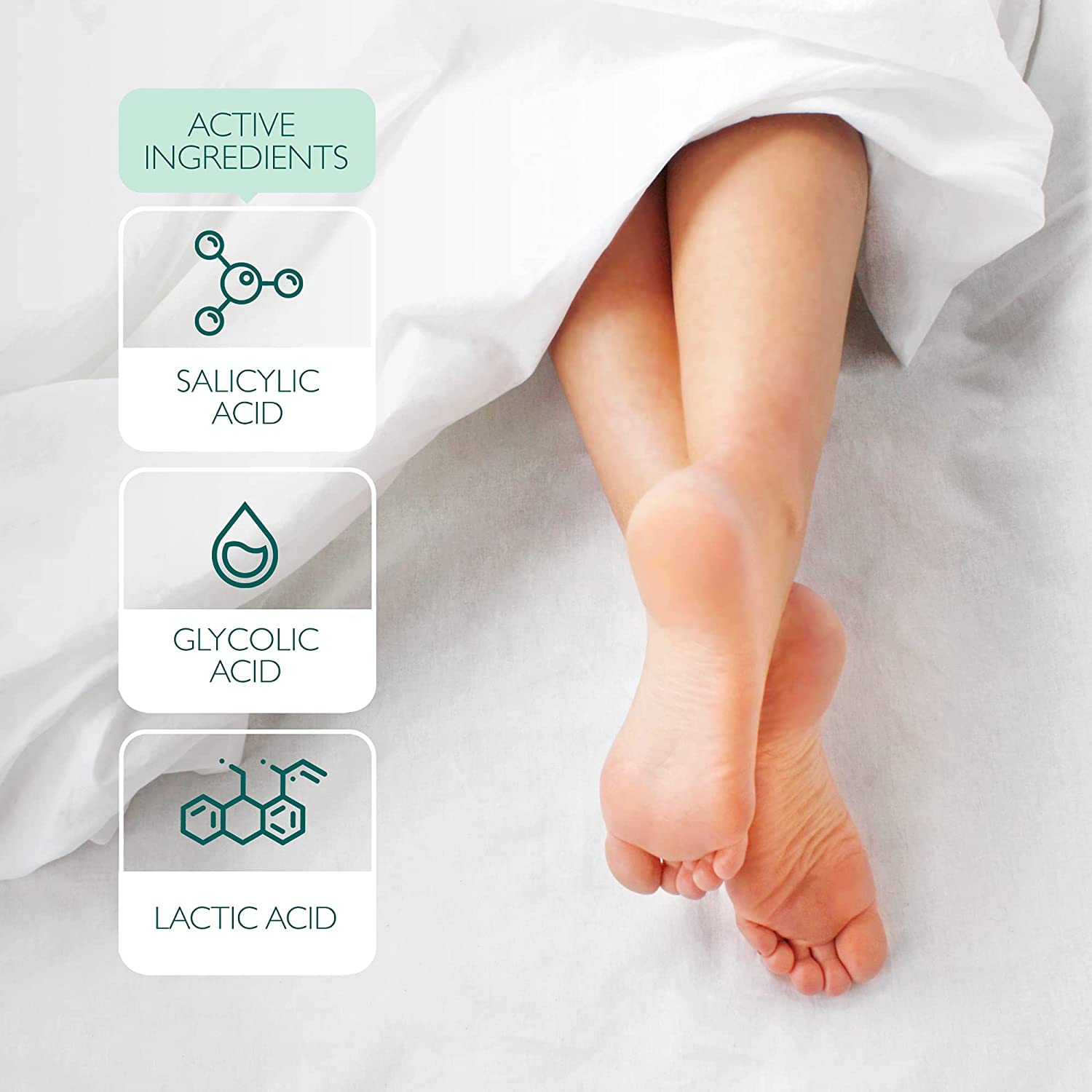 Patchology PoshPeel Pedi Cure - Foot Peel Mask Soak Treatment, Feet Peeling Mask, Pedicure Booties with Deep Exfoliation for Baby-soft Skin, Pedicure Supplies for Foot Care, 1 Pair