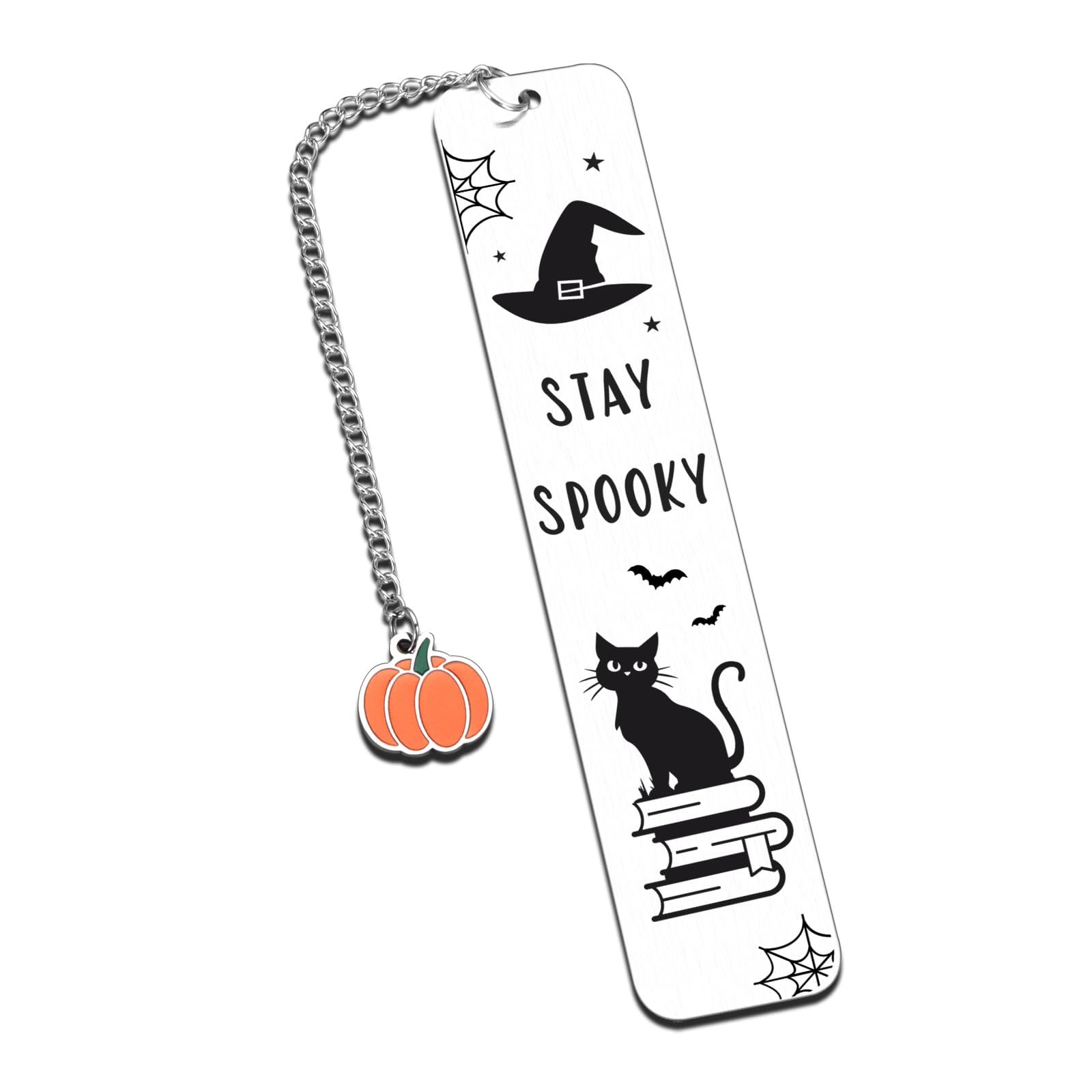 Halloween Boo Basket Stuffers for Women Kids Spooky Basket Stuffers for Her Him Halloween Boo Basket Stuffers Bookmarks Gifts Spooky Season Book Marker for Reading Women Funny Halloween Bookmark