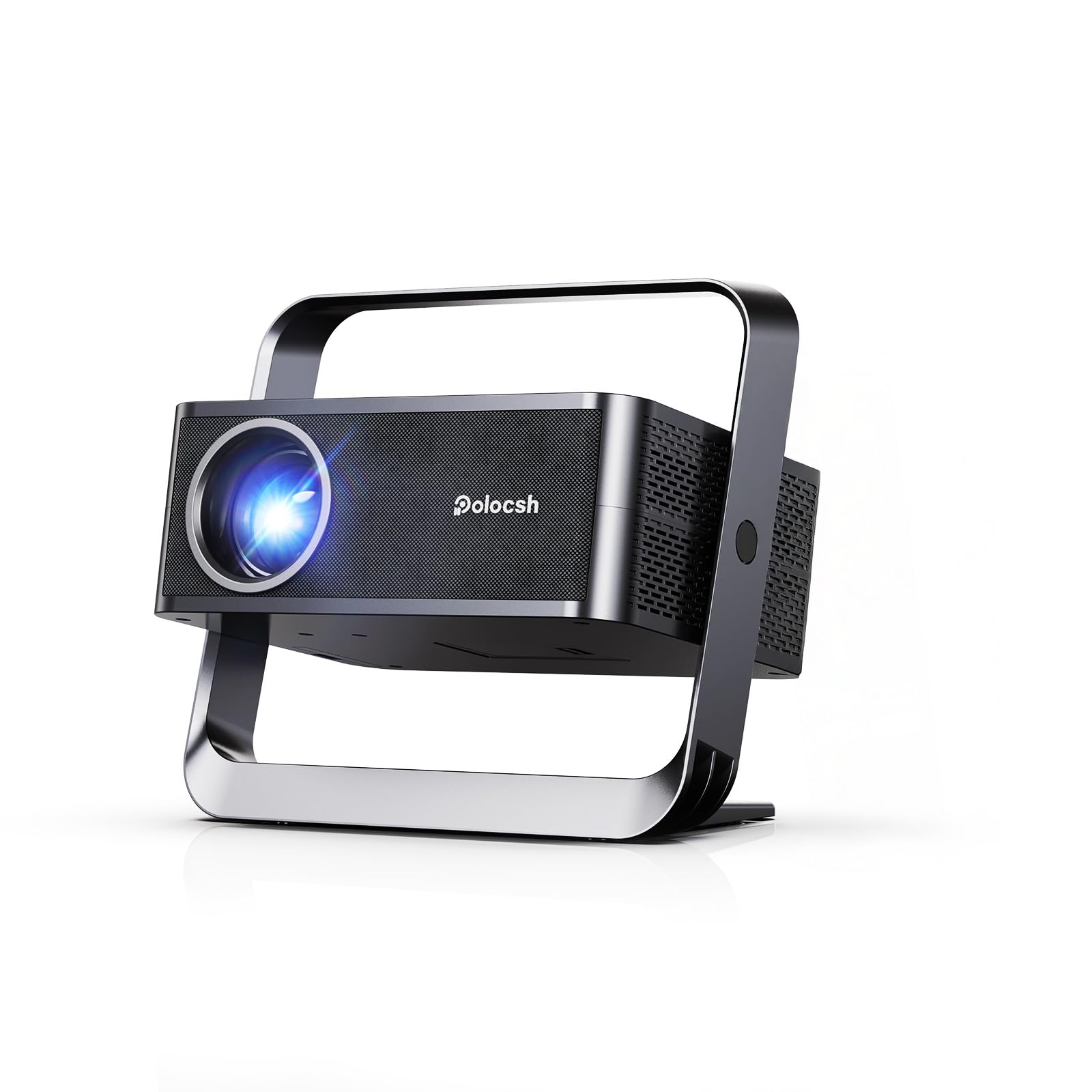 Photo 1 of [1080P Full HD & 4K Support] Smart Projector with WiFi and Bluetooth, 1500 ANSI Portable Projector, Auto Keystone & Zoom Mini Outdoor Movie Proyector with HDR10+ for Home Theater