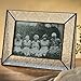Clear Glass Picture Frame 4x6 Horizontal Photo Display Desk or Tabletop Vintage Home Décor Family Wedding Anniversary Engagement Graduation Baby Gift J Devlin Pic 126 Series