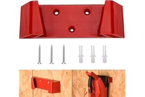 BRAVEBOY Wall Mount for Milwaukee M18 Blower - Only Fits Model 3017-20 & 3017-21 Leaf Blower Heavy-Duty Wall Mounting Bracket, Holder Storage Hook with Installation Screws