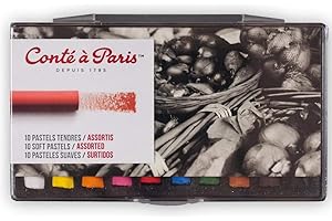 Conte a Paris Pastel Dry Conté à Paris Soft 10 Colors, 10 Colors